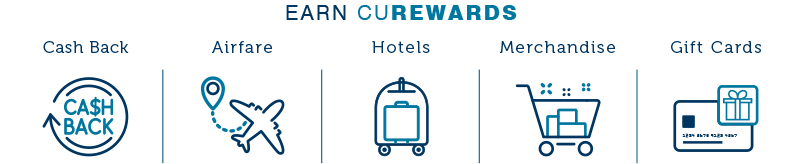 Earn CURewards - Cash Back, Airfare, Hotels, Merchandise, Gift Cards and More