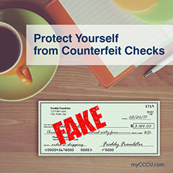 Protect Yourself From Counterfeit Checks