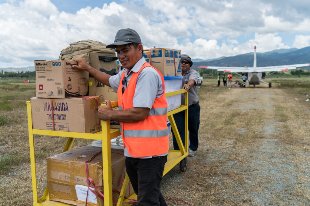 Christian Community Credit Union’s $5,000 donation to Mission Aviation Fellowship’s helped transport medical supplies to teams holding health clinics for people displaced by the earthquake in Palu, Indonesia.
