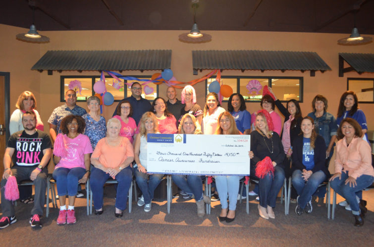 Employees Raise $4,150 for Cancer Awareness