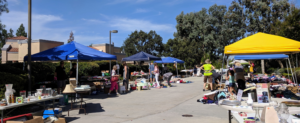 Staff held a rummage sale June 29, 2019 to raise money for Redeeming Love, an anti-human trafficking nonprofit.