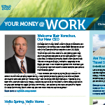 Your Money at Work Spring 2020 Newsletter