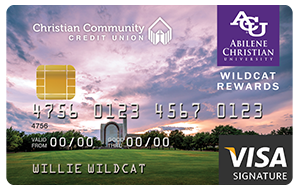 Abilene University Wildcat Visa Card