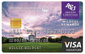 Abilene University Wildcat Visa Card