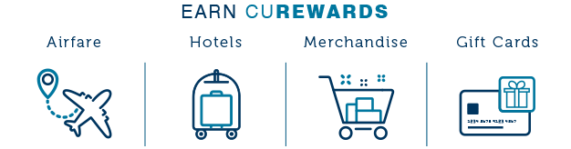 Earn CURewards - Airfare, Hotels, Merchandise, Gift Cards