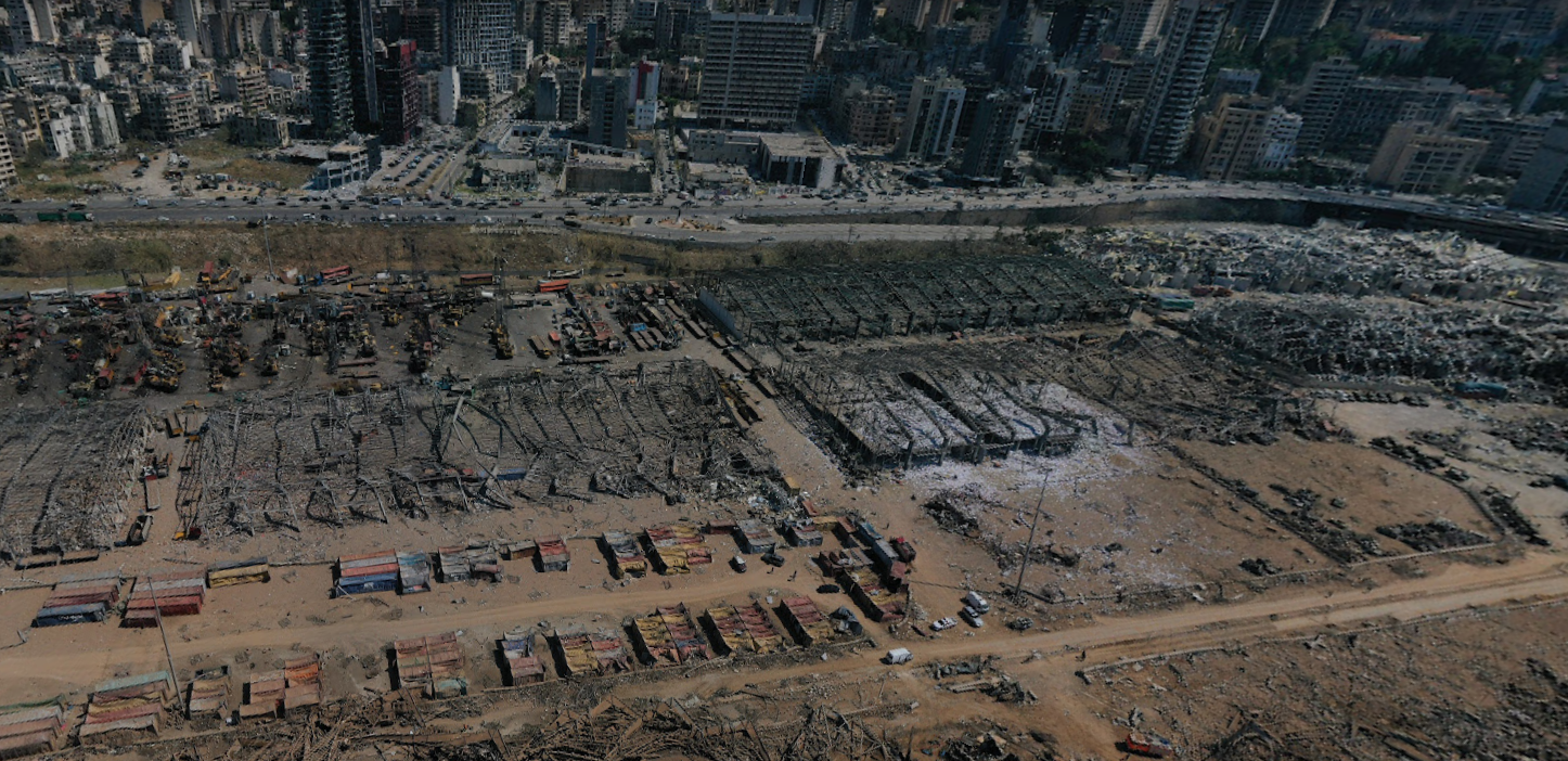 Beirut post-explosion, 8/11/2020 (image credit Google Street View/P. Elie Korkomaz)