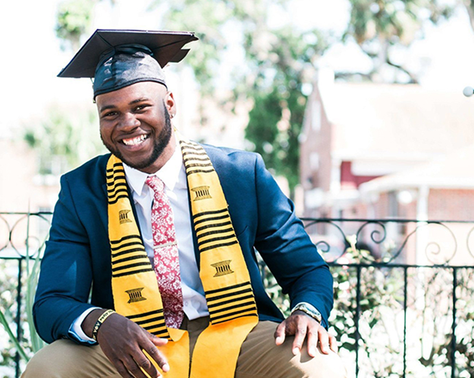 Young Man Graduate