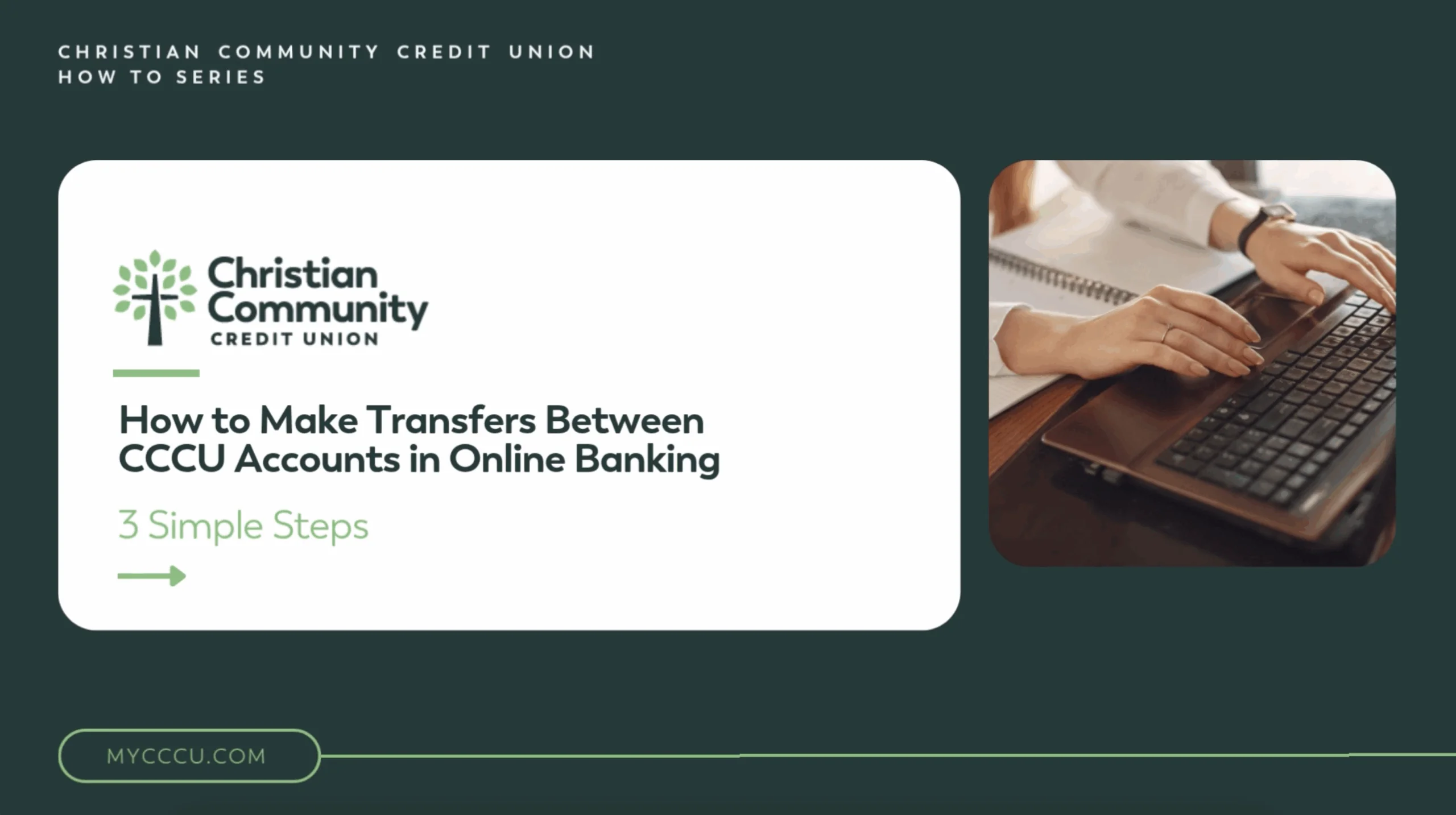 Transfers CCCU Accounts Online Banking Thumbnail